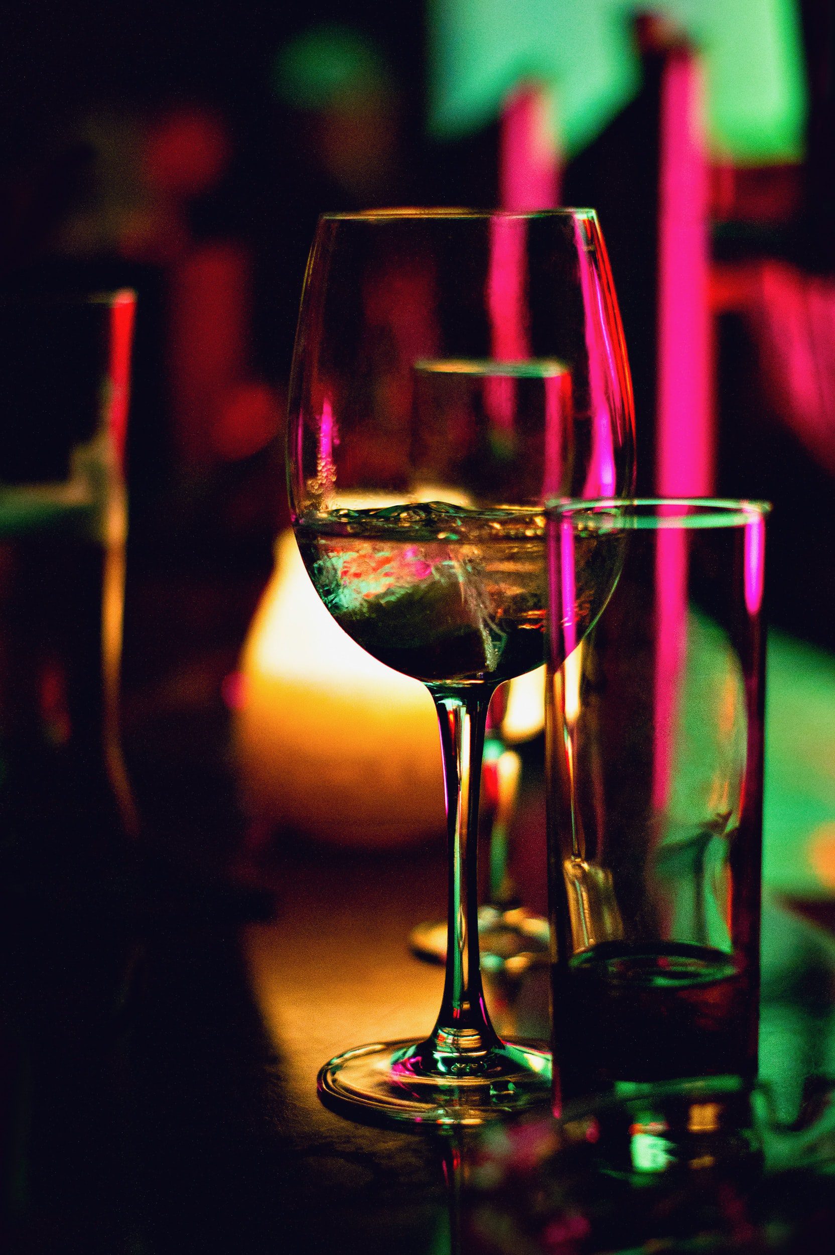 bg wine glass night lights tall - Franklin Wine & Spirits